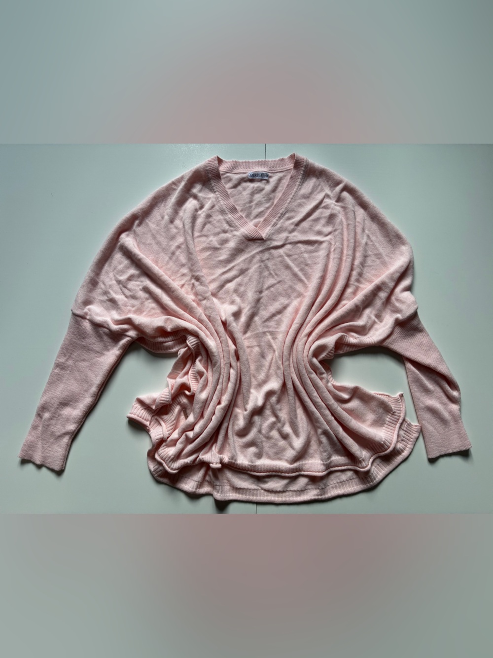 Mersea V-Neck Pink Sweater - One size